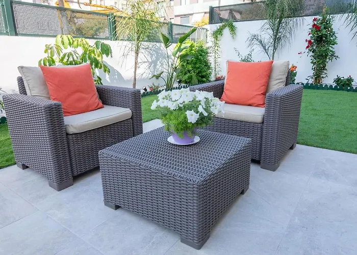 Bajo Con Jardin En Centro 公寓 *